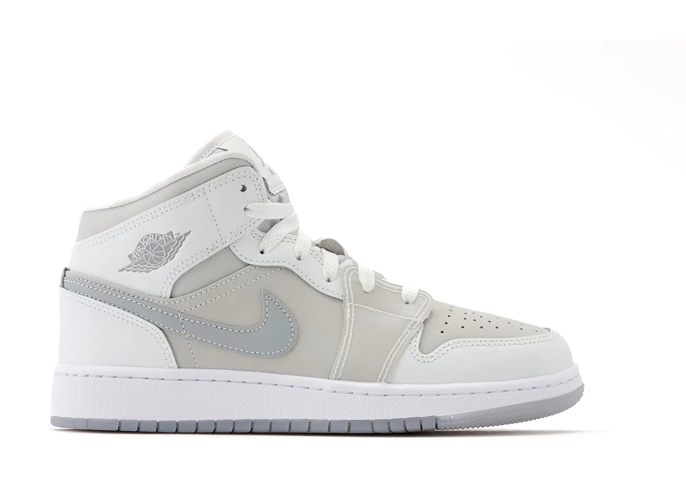 Детские кроссовки Lifestyle Jordan 1 Mid SE Jordan, Summit White/Metallic Silver
