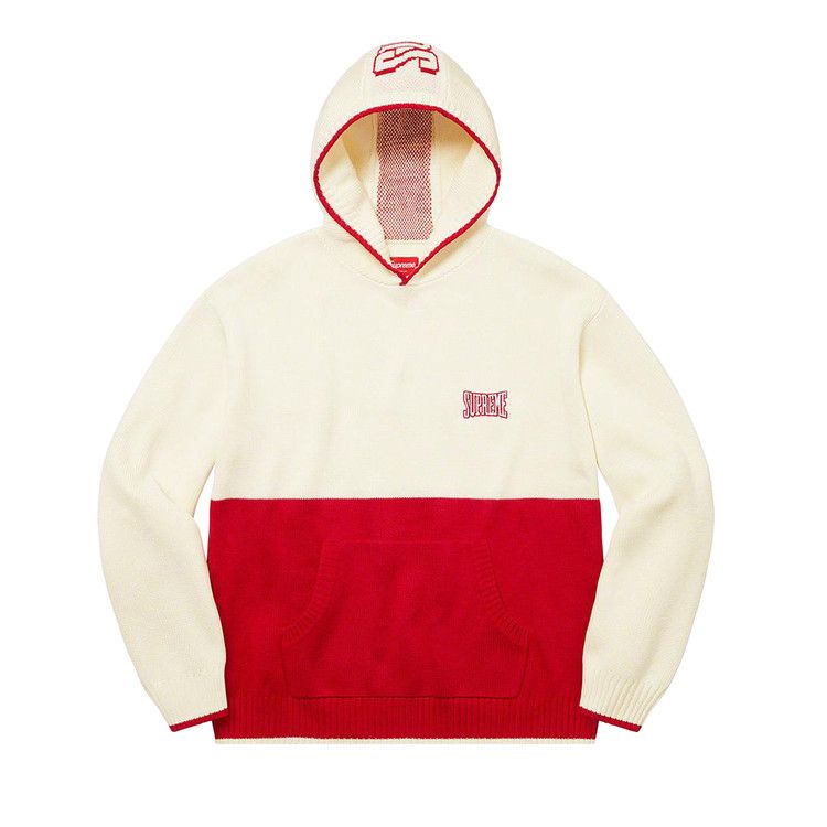 

Свитер Supreme 2-Tone Hooded Sweater, White