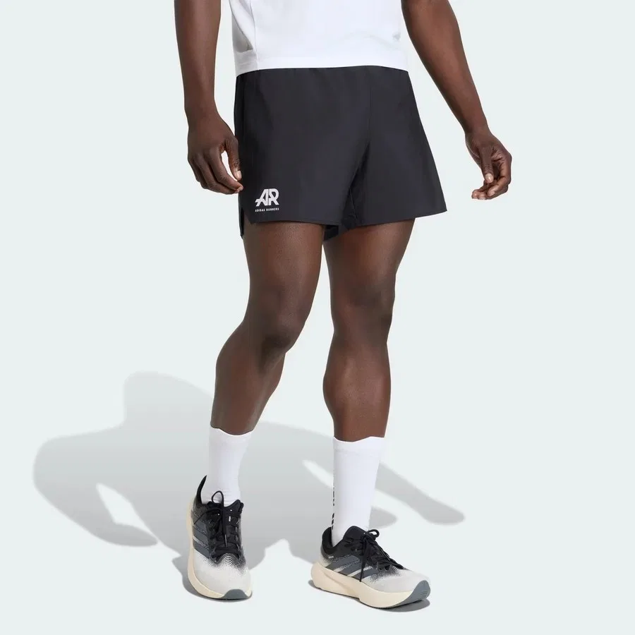 Шорты спортивные с принтом ADI365 Runners adidas, Черный