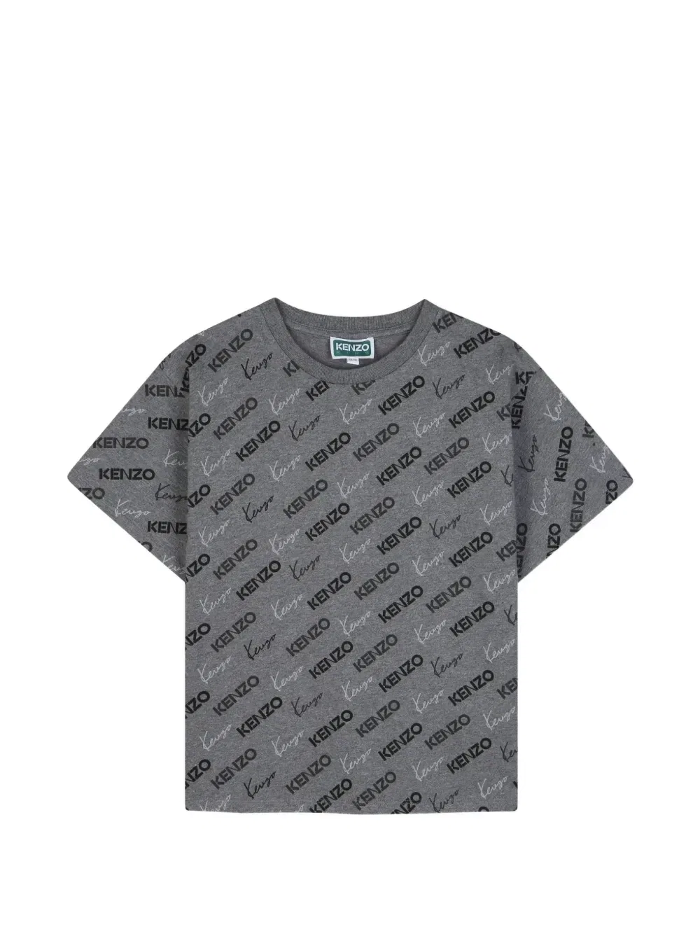 Футболка с логотипом Kenzo Kids, серый