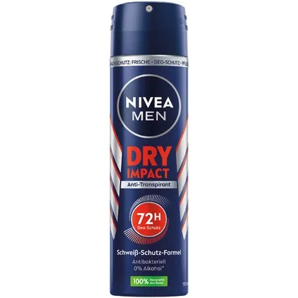 Дезодорант-спрей для мужчин Nivea Men Dry Impact, 150 мл