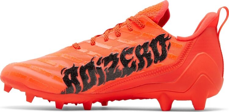 Бутсы Adidas Adizero Cleats 'Solar Red Silver Metallic', красный — фото 4