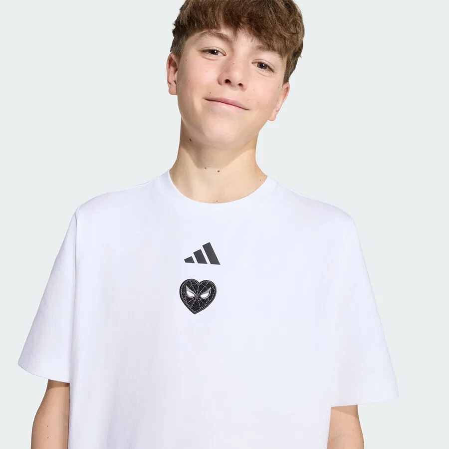 Спортивная футболка ADIDAS SPORTSWEAR Performance Shirt 'Marvel Spider-Man' белого цвета — фото 4