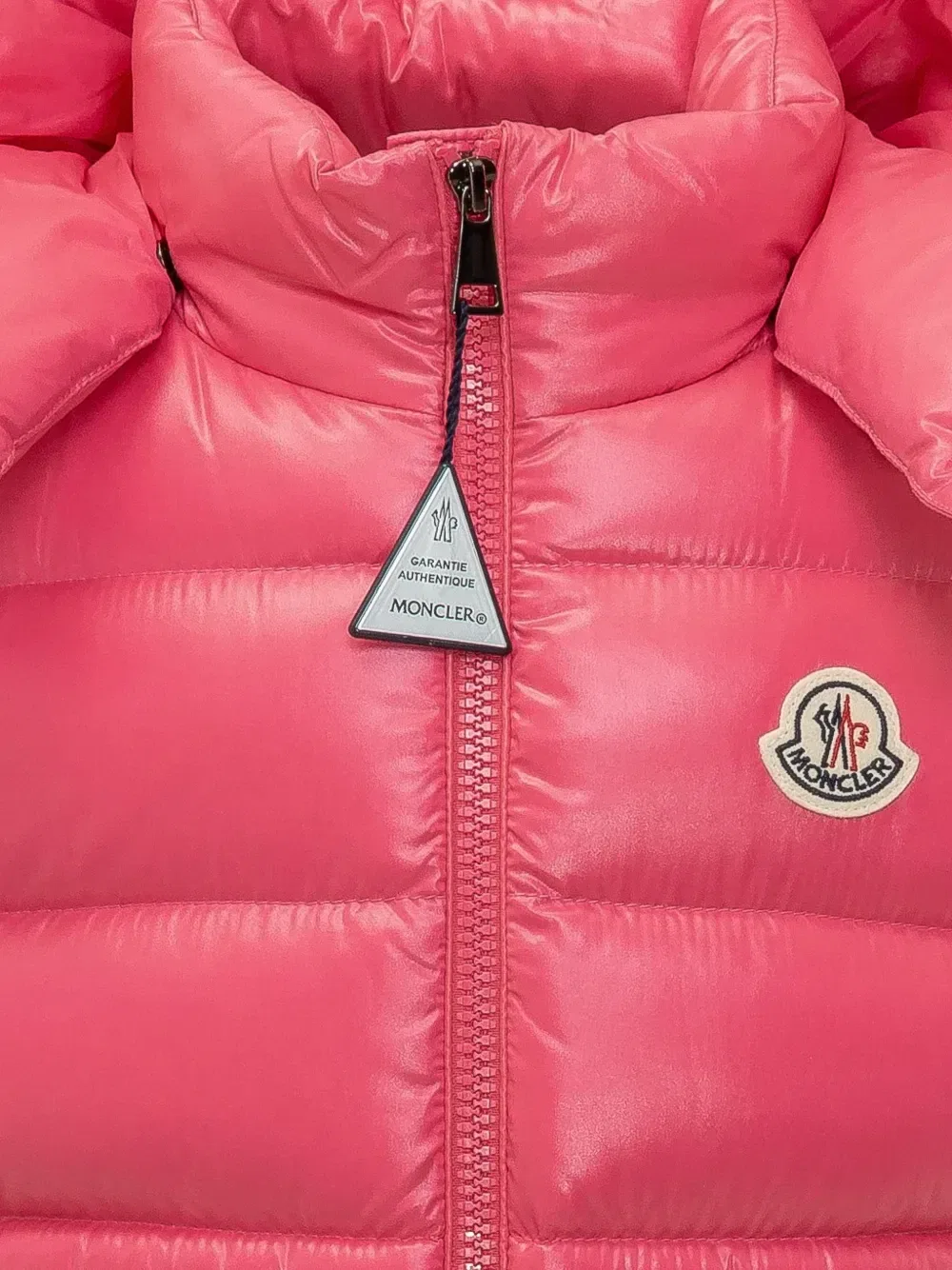 Стеганый жилет Ania Moncler Enfant, розовый — фото 4