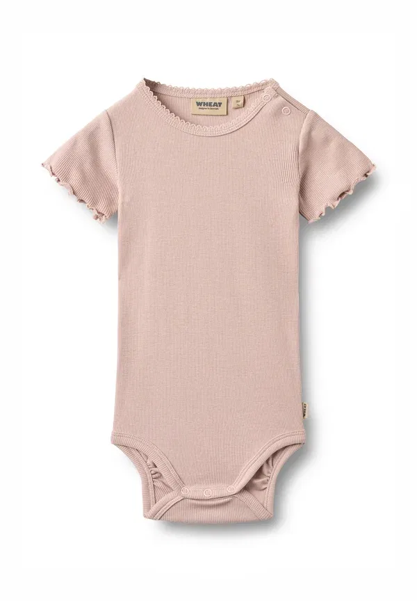Комплект из 2 боди с коротким рукавом Maren Wheat, rose powder, розовый — фото 3