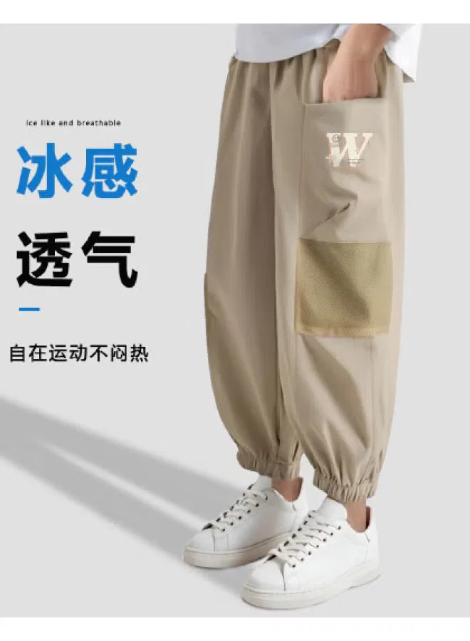 Jeanswest Брюки-джоггеры быстросохнущие с эффектом охлаждения, светло-хаки