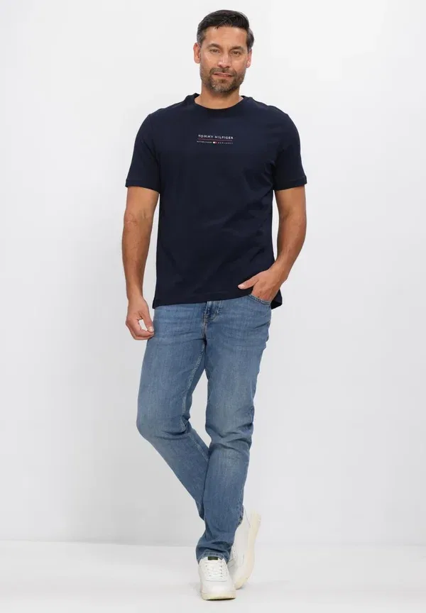 Футболка с принтом Love Lockup Tee Tommy Hilfiger, Desert Sky