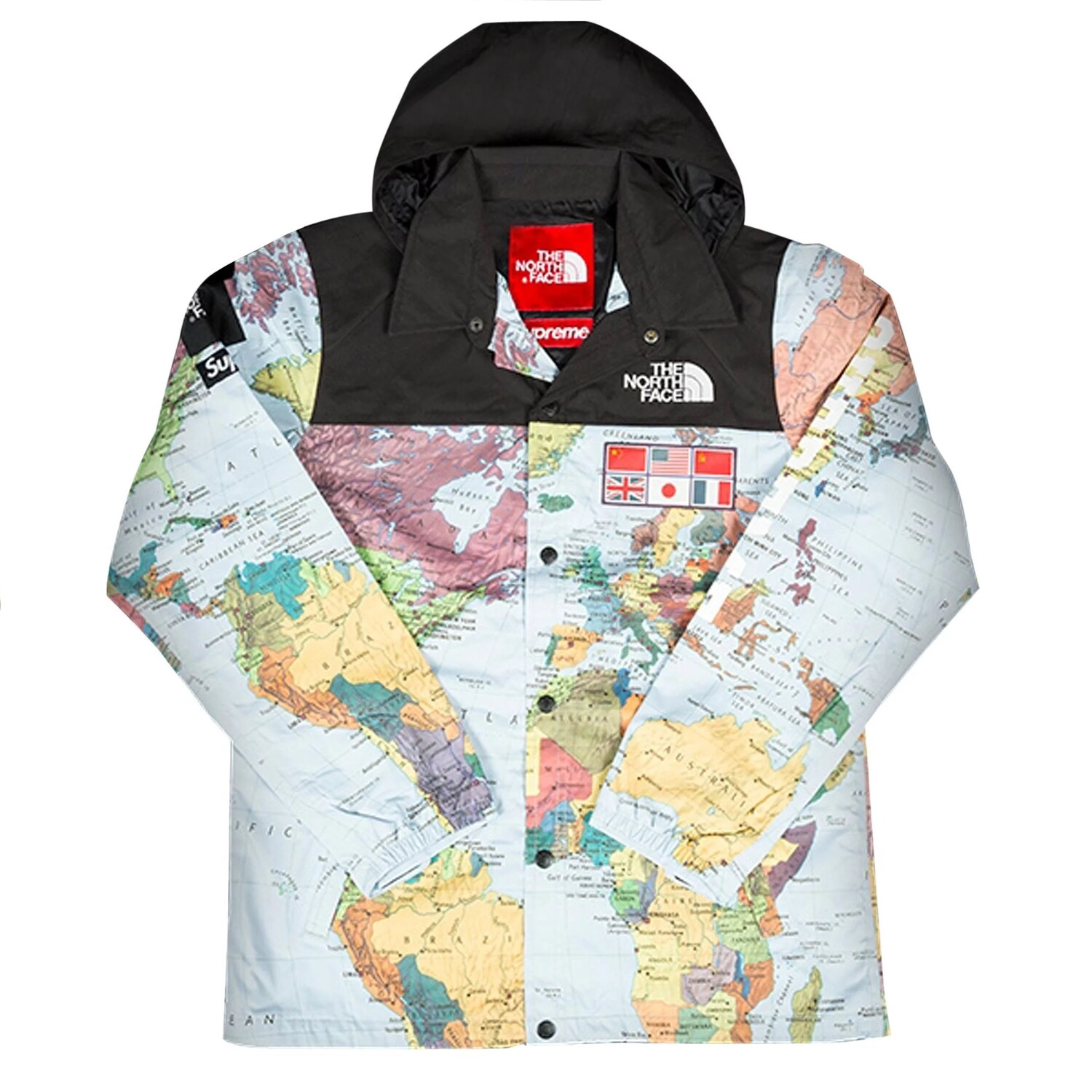 

Куртка Supreme x x The North Face Expedition Coaches, многоцветный, Серый, Куртка Supreme x x The North Face Expedition Coaches, многоцветный