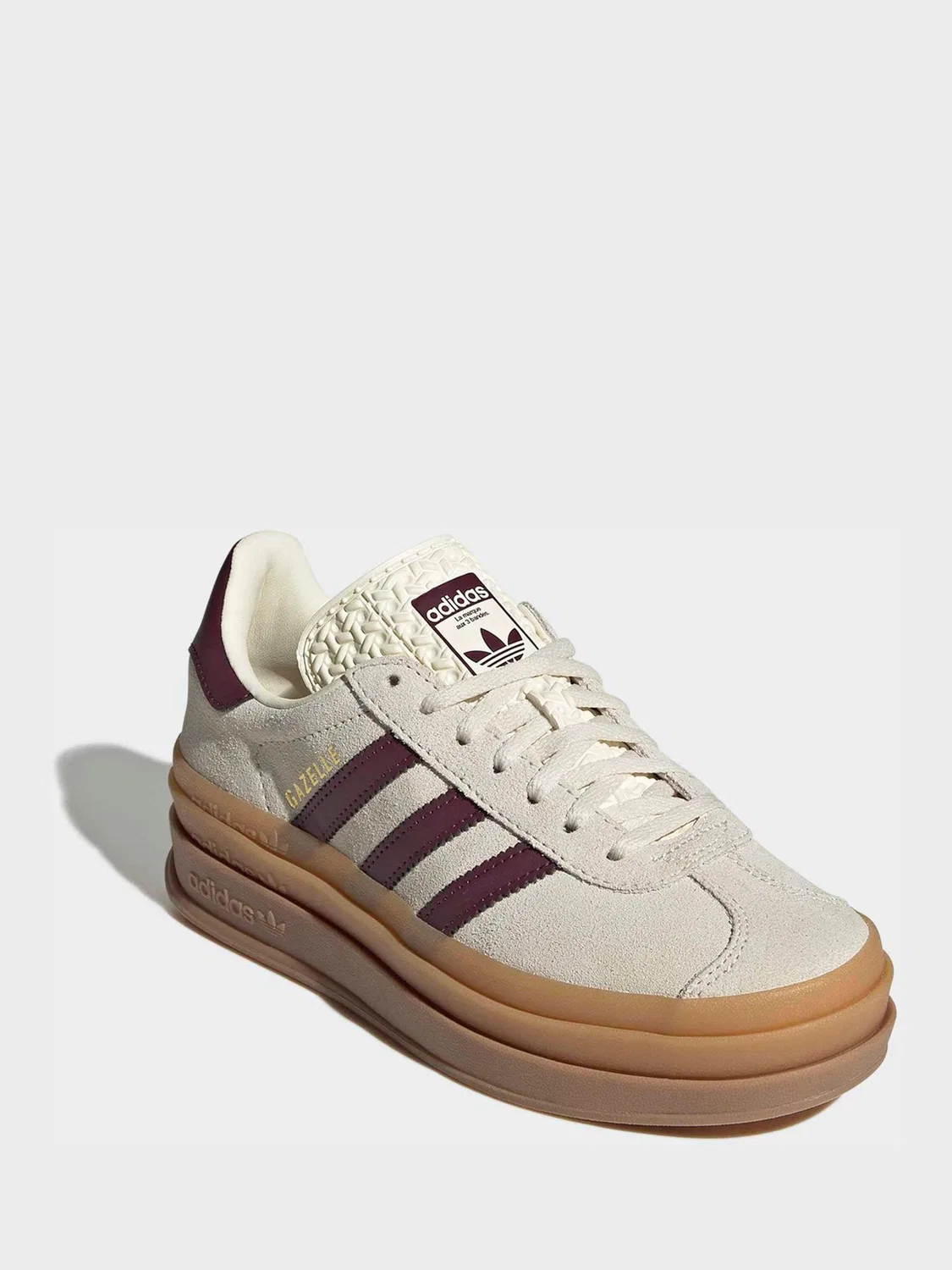 Кроссовки на платформе Gazelle Bold, adidas Originals, коричневый