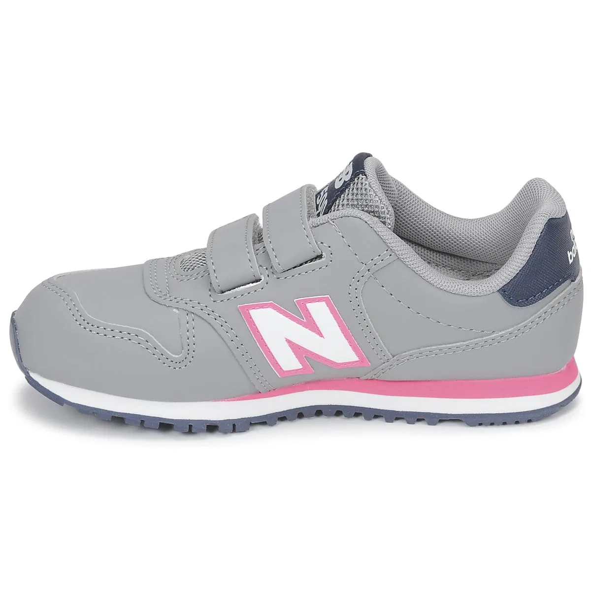 Детские кроссовки для мальчиков с липучками New Balance, Grey Shade — фото 4