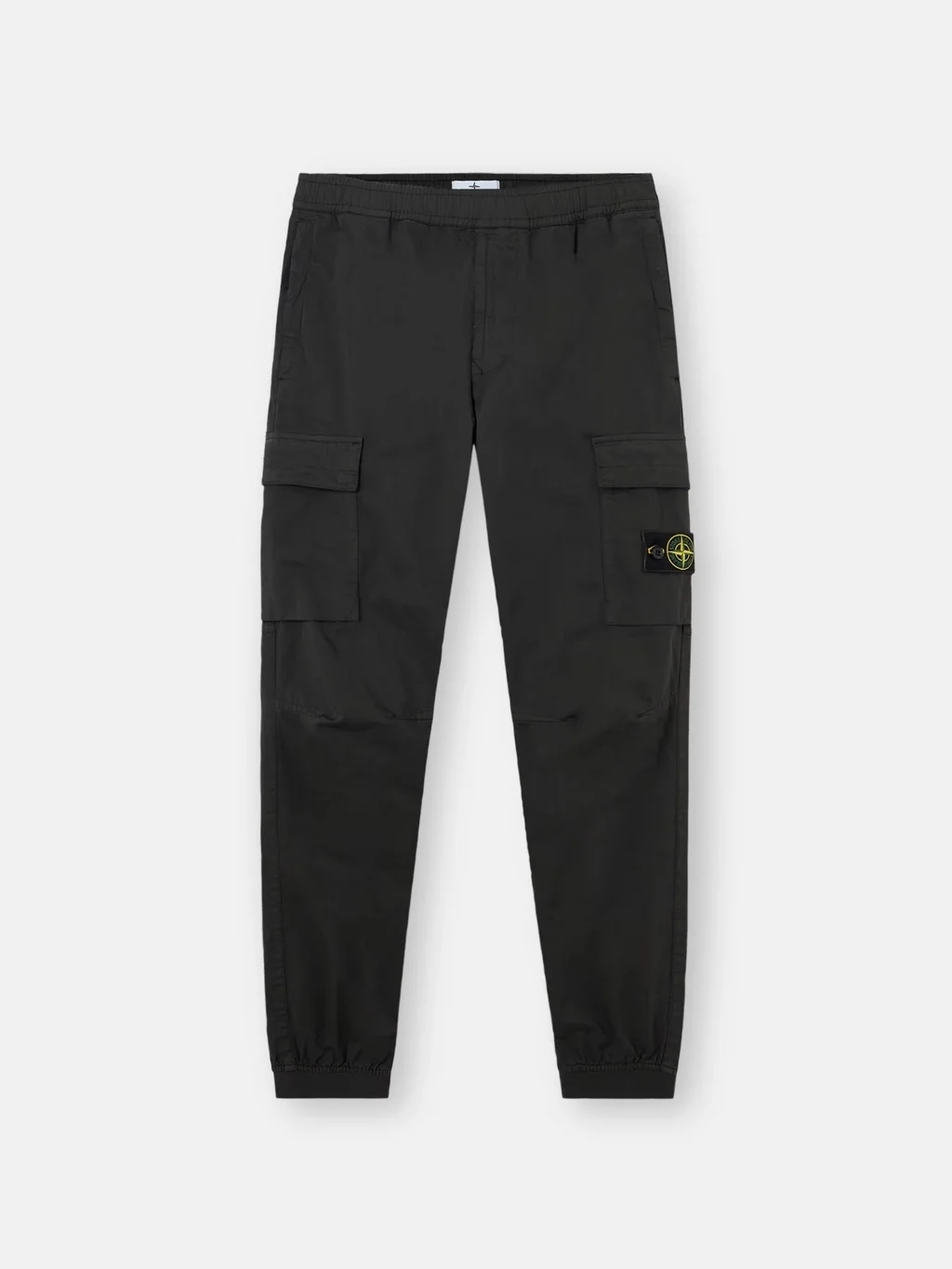 Мужские брюки-джоггеры Stone Island Regular-tapered-fit With Elastic Waist, свинцово-серый — фото 2