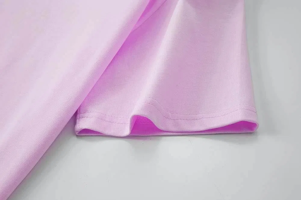 Футболка с принтом If You are Neutral Unisex V-Neck, Pink — фото 3