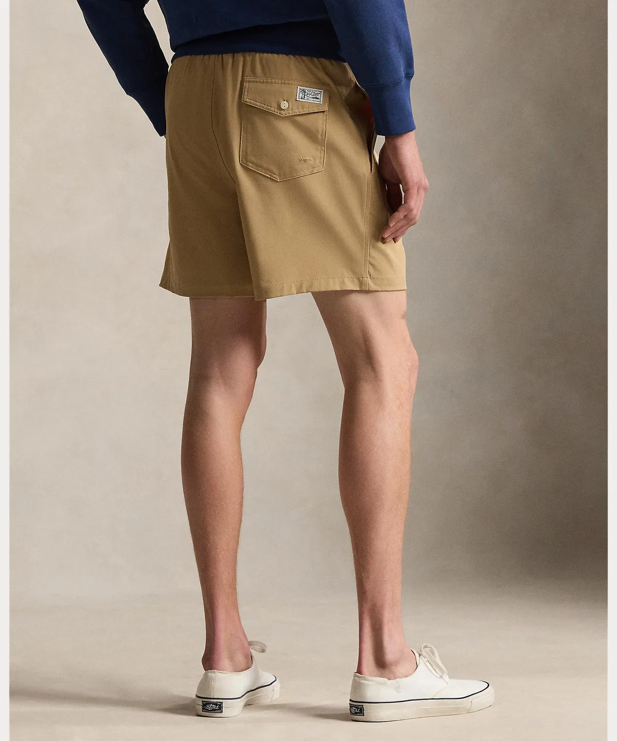 Мужские плавки классические с принтом, модель 5.75" Traveler POLO RALPH LAUREN, Brown — фото 4