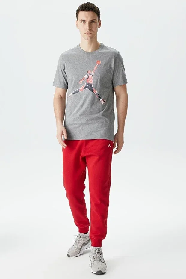 Женская футболка с принтом Jordan Brand Jumpman Watercolor Graphic Tshirt Nike, Gray — фото 4