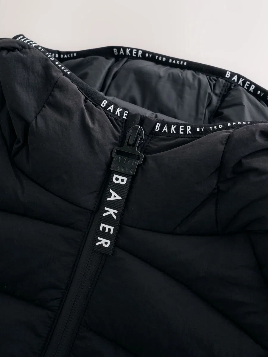 Куртка Baker by Ted Baker межсезонья, черная — фото 3