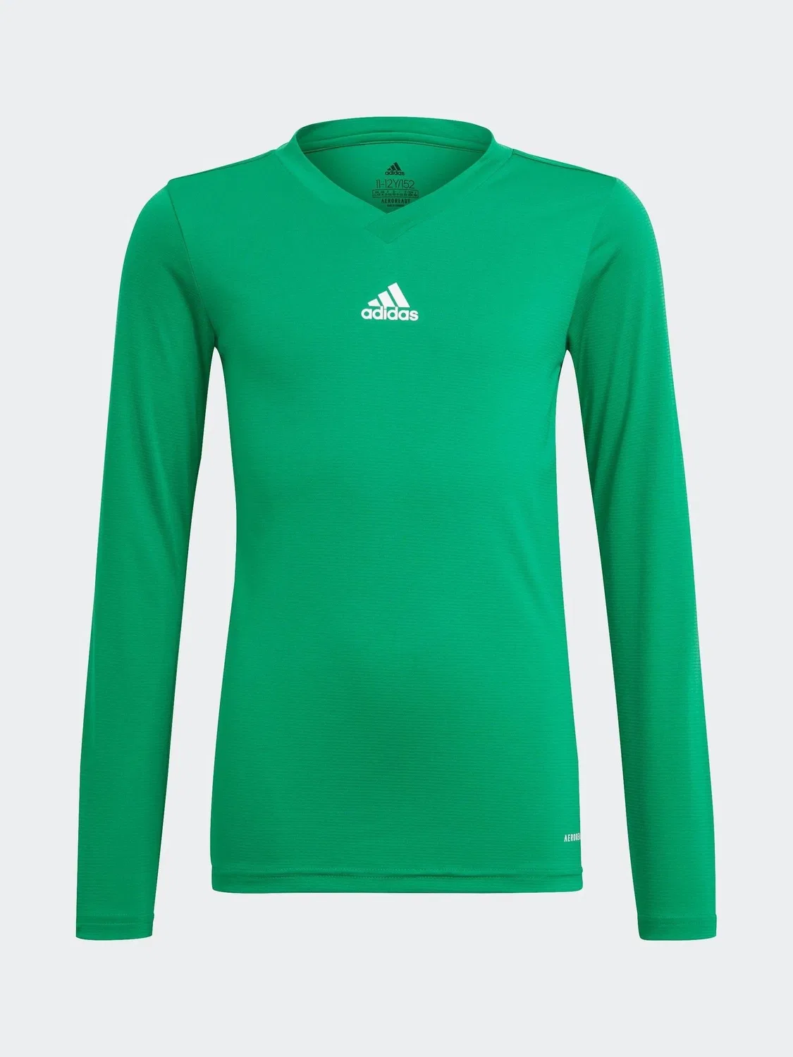 Футболка с длинным рукавом Team Base adidas, ярко-зеленый