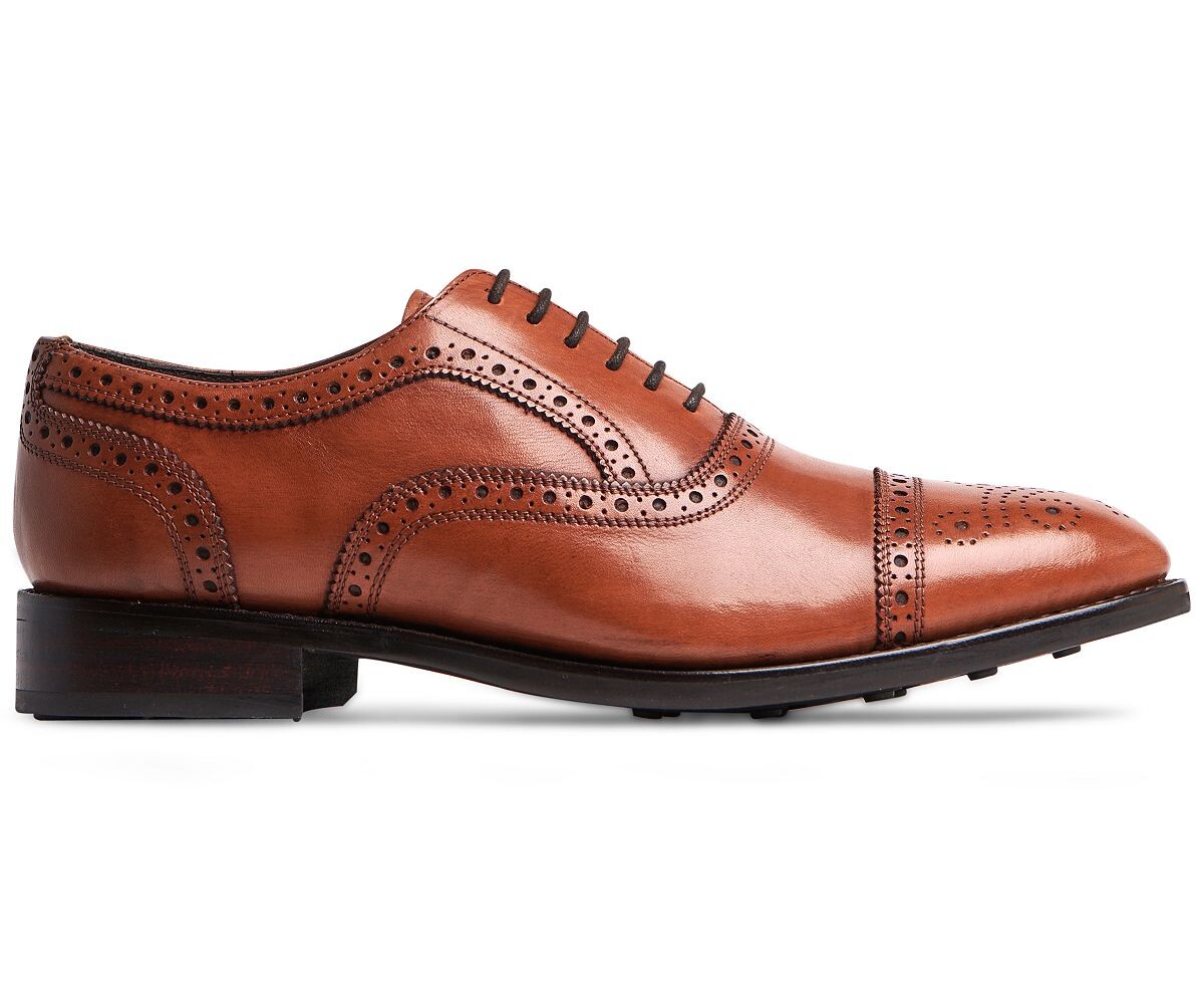 Мужские модельные туфли ford quarter brogue oxford на шнуровке Anthony Veer, мульти — фото 3
