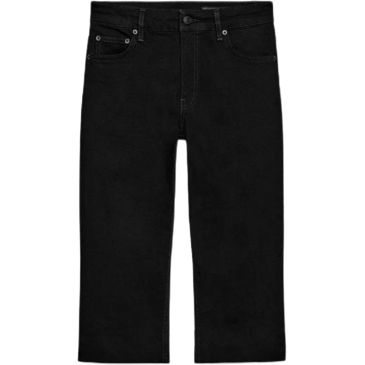 Женские джинсовые шорты ZW Denim Shorts ZARA, Black