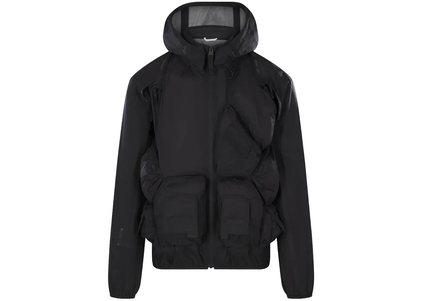 Мужская куртка с водоотталкивающим покрытием, с капюшоном Nike, Black