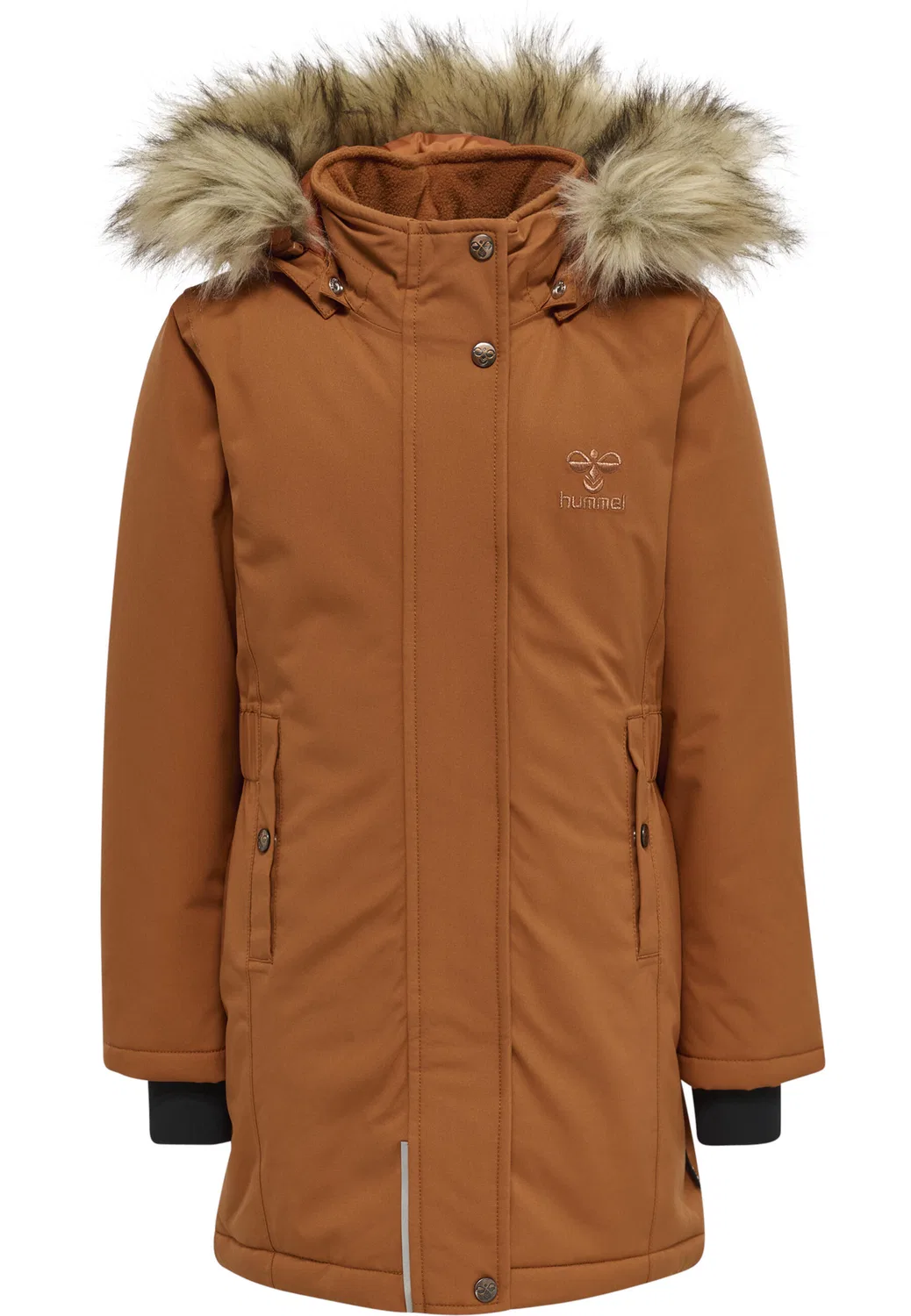 Детское пальто с длинным рукавом Hmlalma Lifestyle Hummel, Terrakotta Braun / Olivbraun / Braun — фото 2