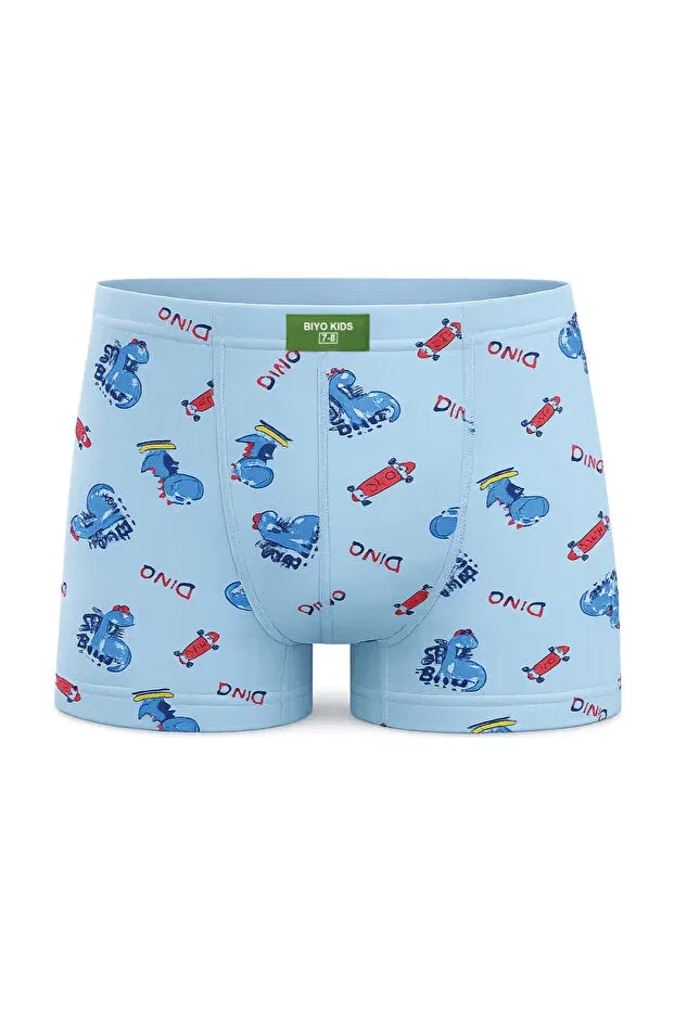 Детские боксеры для мальчиков с принтом 5-pack Dinosaur Patterned Biyokids, Multicolor — фото 2