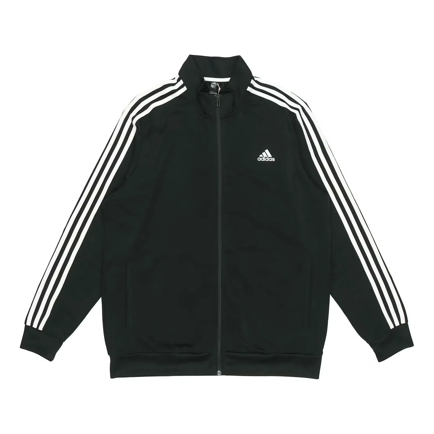 Куртка спортивная с воротником-стойкой 3s TT Tric Stripe Adidas, черный