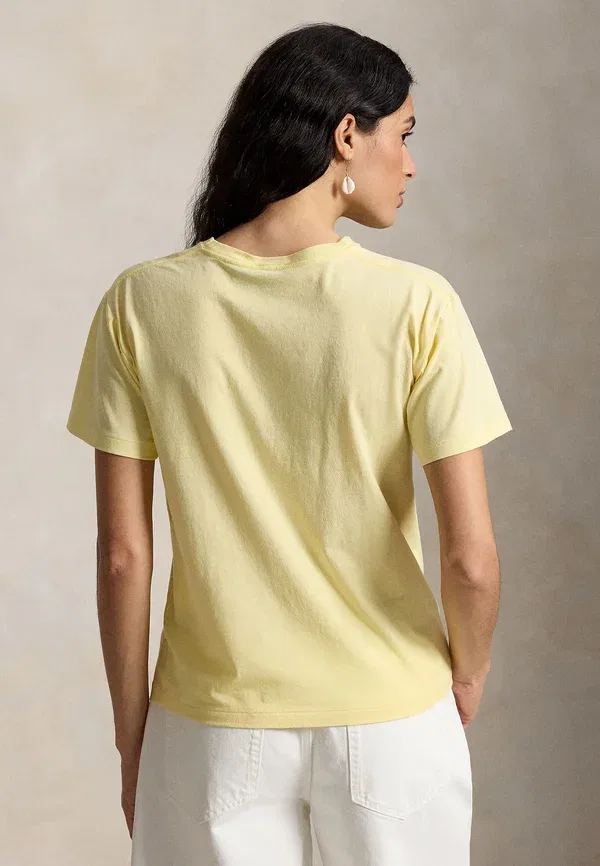 Футболка с принтом Polo Ralph Lauren, желтый — фото 3