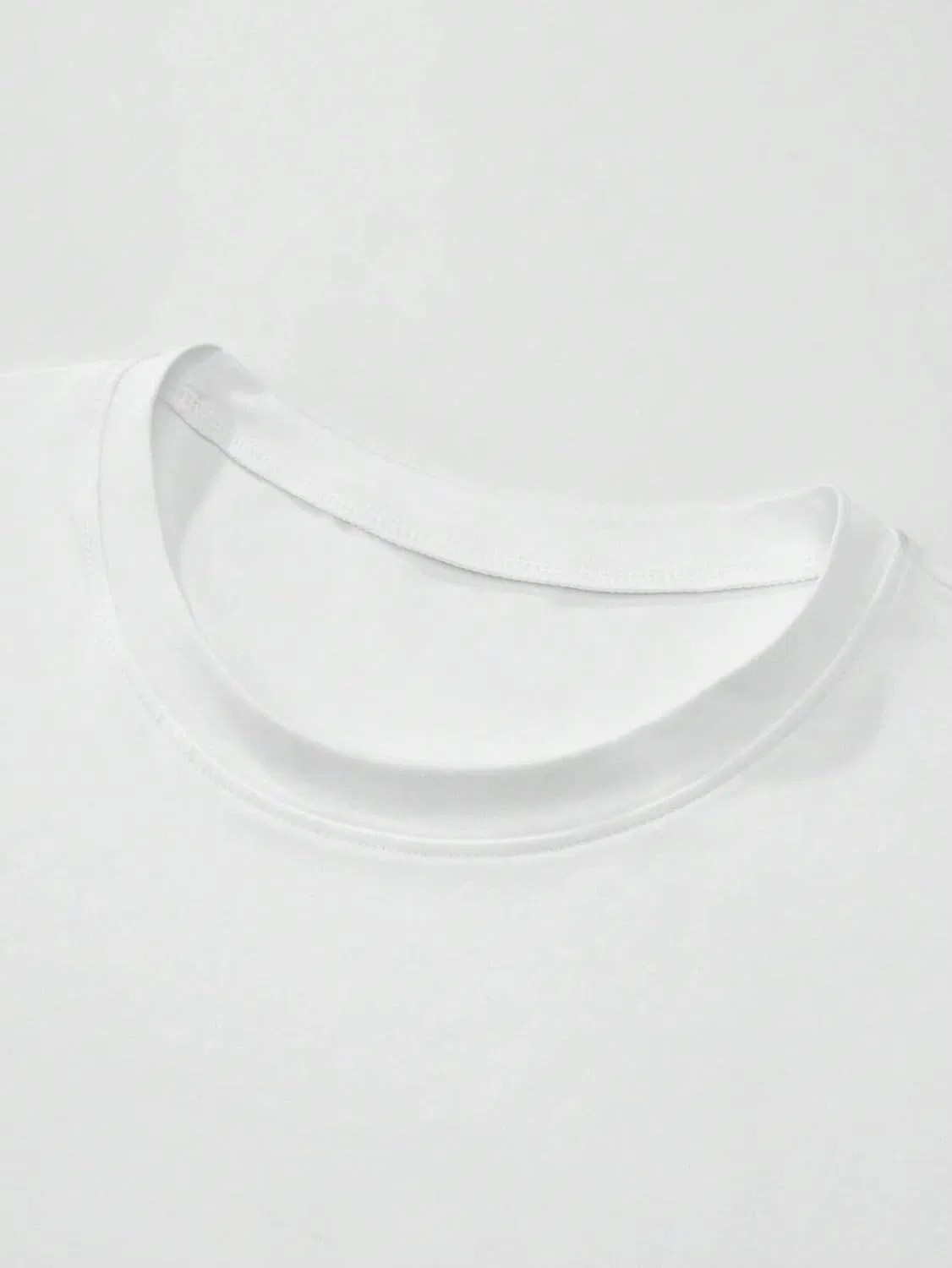Мужская длинная футболка с круглым вырезом, White — фото 3