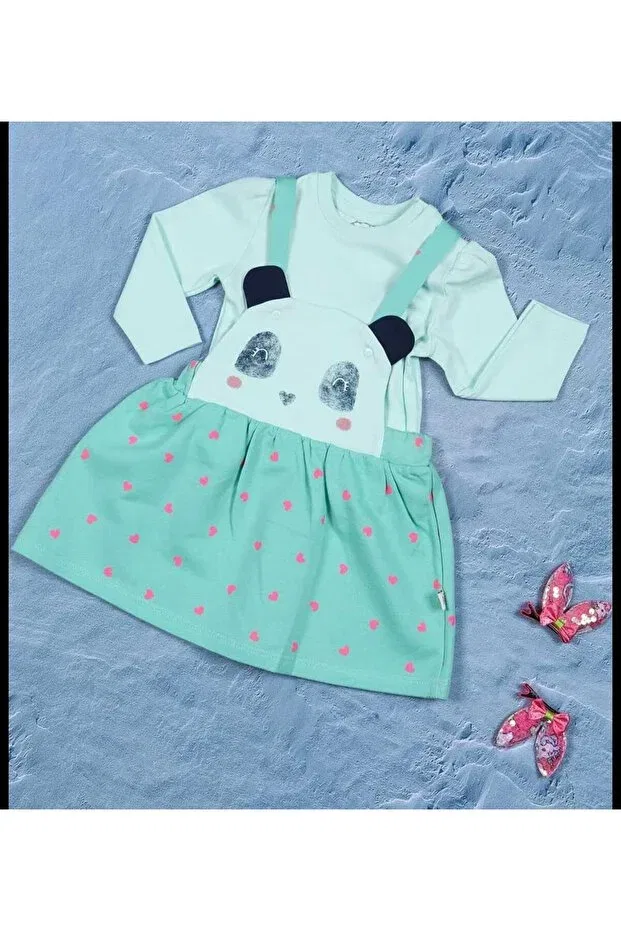 Детское платье для девочек хлопковое Esterella, Mint Green