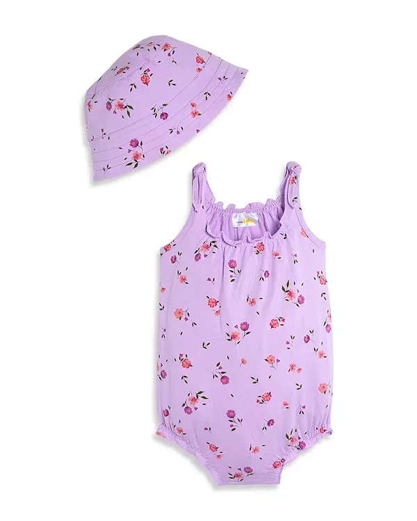 Детский комплект для новорожденных с цветочным принтом Bloomie's Baby, Lilac
