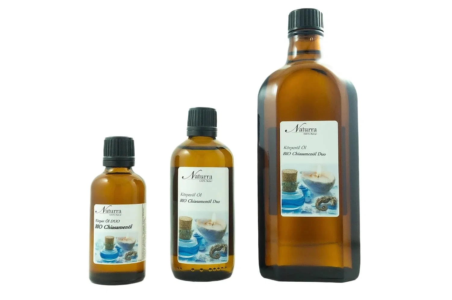 Масло органическое Chia Oil Duo 50 мл с маслом абрикосовых косточек, Naturra — фото 3