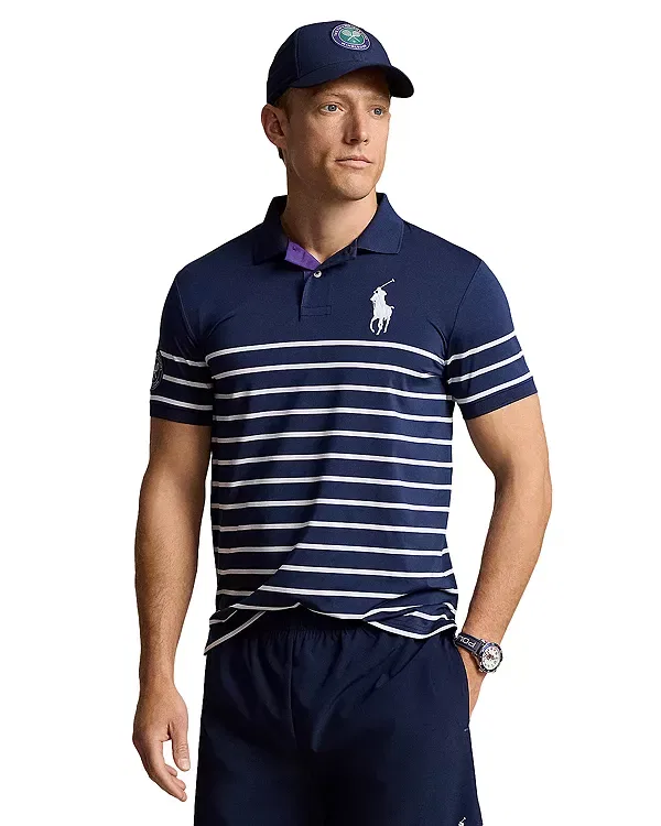 Мужская поло с принтом Polo Ralph Lauren, Navy/Multi