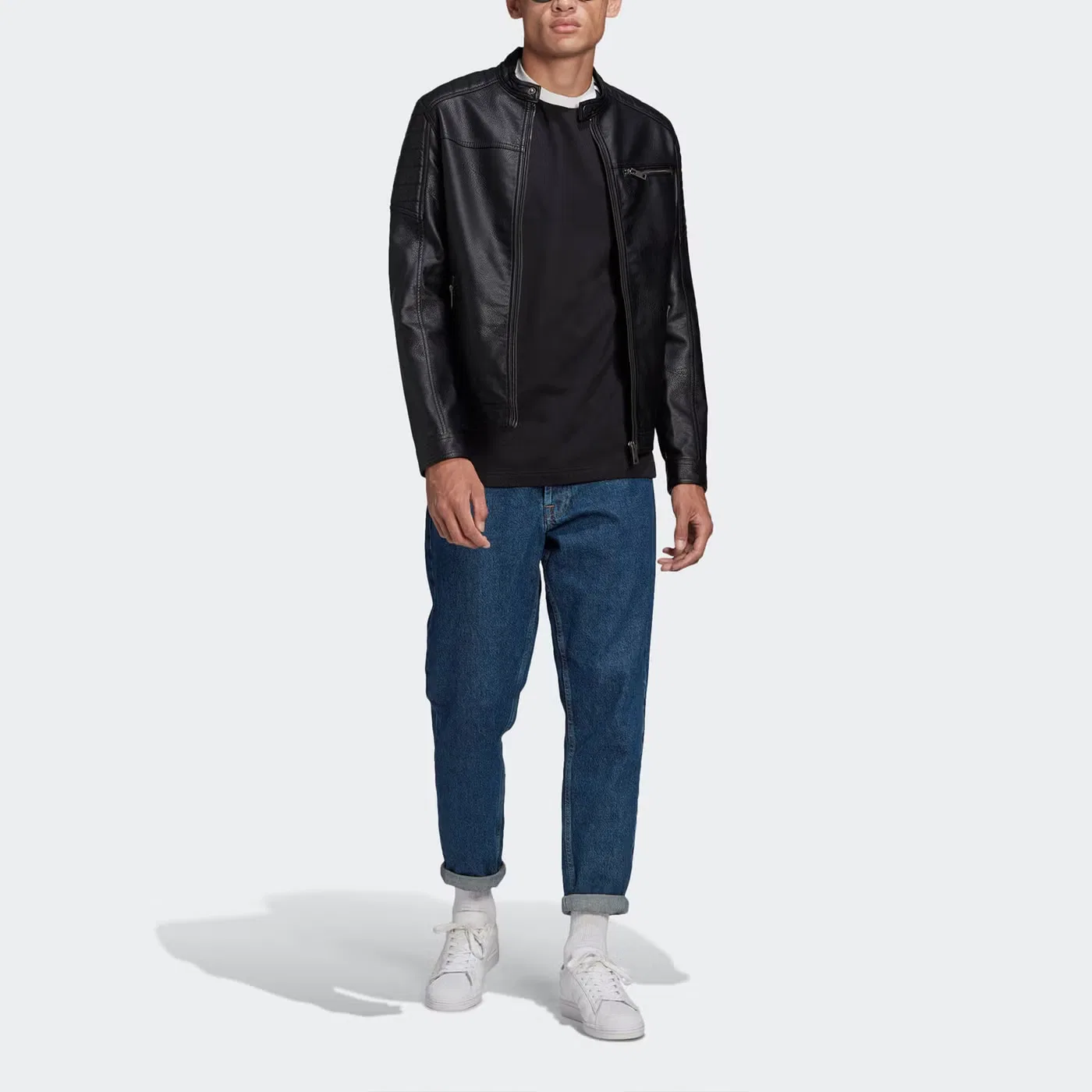 Футболка спортивная с коротким рукавом Adicolor Classic Adidas, черный — фото 3