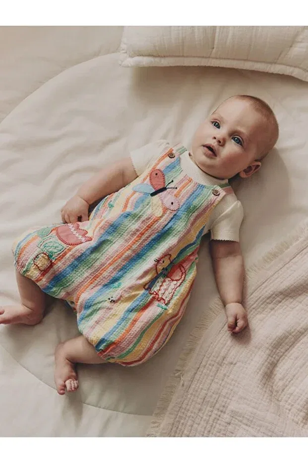 Детский комбинезон-боди с принтом Multi-Character Next Baby, Multicolor — фото 2