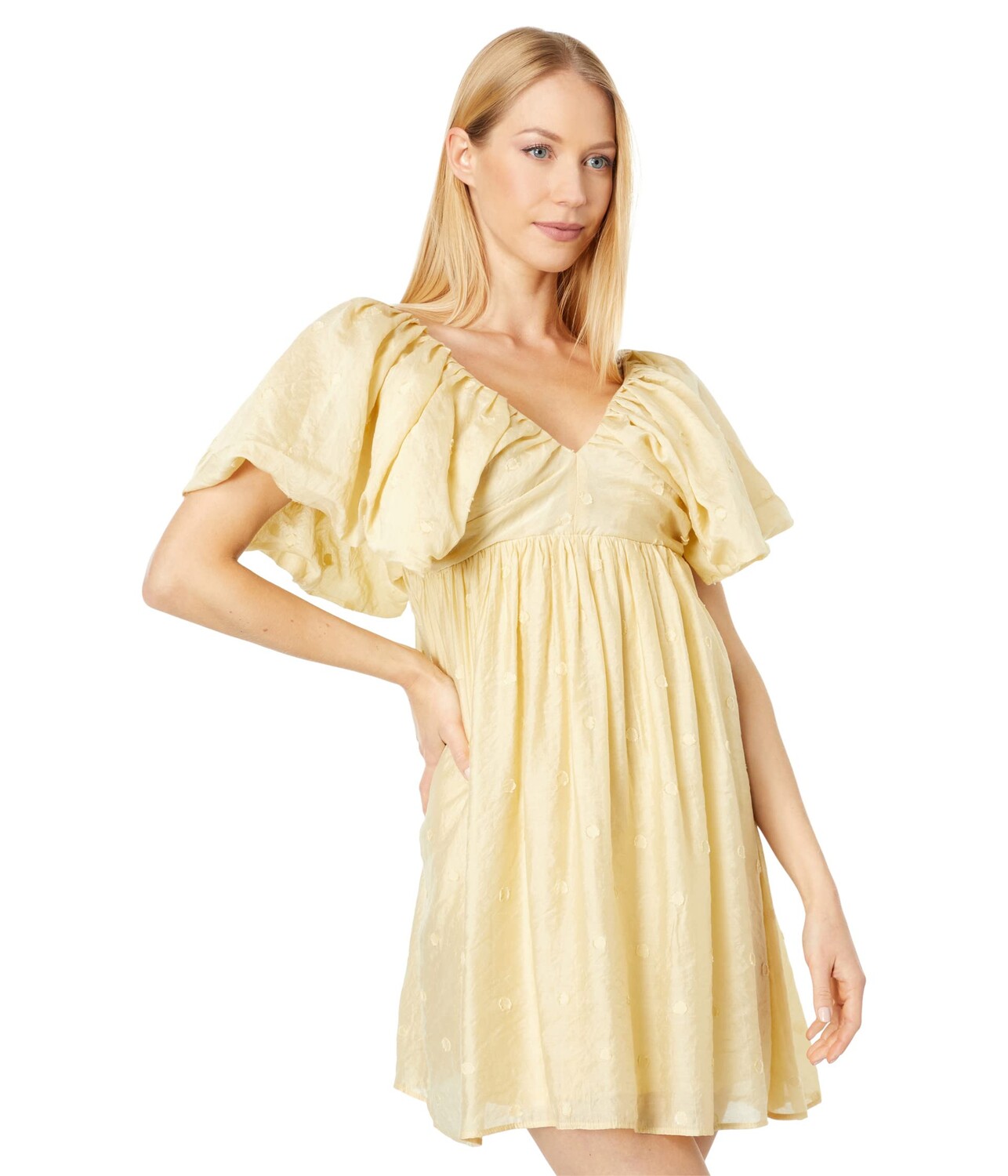

Платье MOON RIVER, Flutter Sleeve Mini Dress