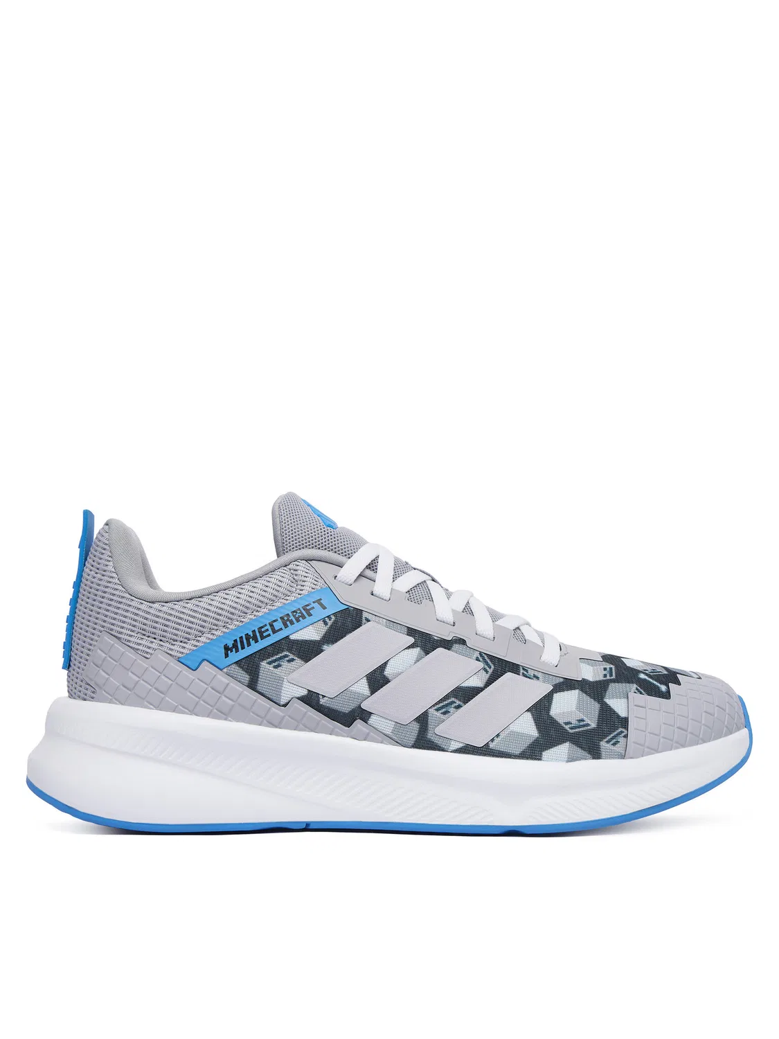 Кроссовки для мальчика Minecraft Fortarun Adidas, серый