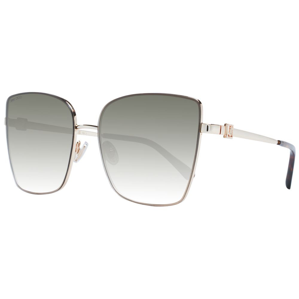 

Золотые женские солнцезащитные очки Jimmy Choo Eyewear