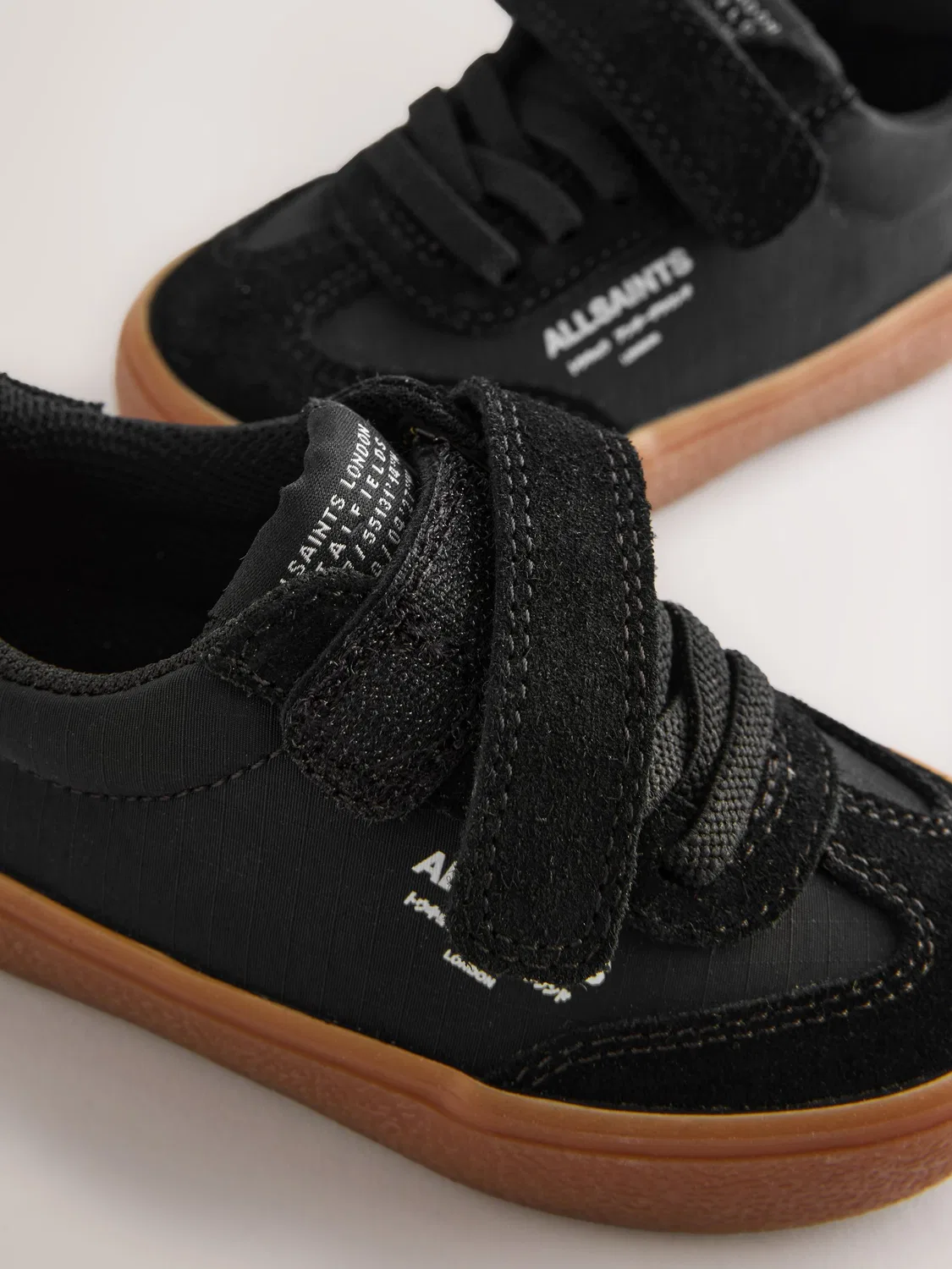 Кроссовки All Saints Black Ripstop Gum Sole — фото 3