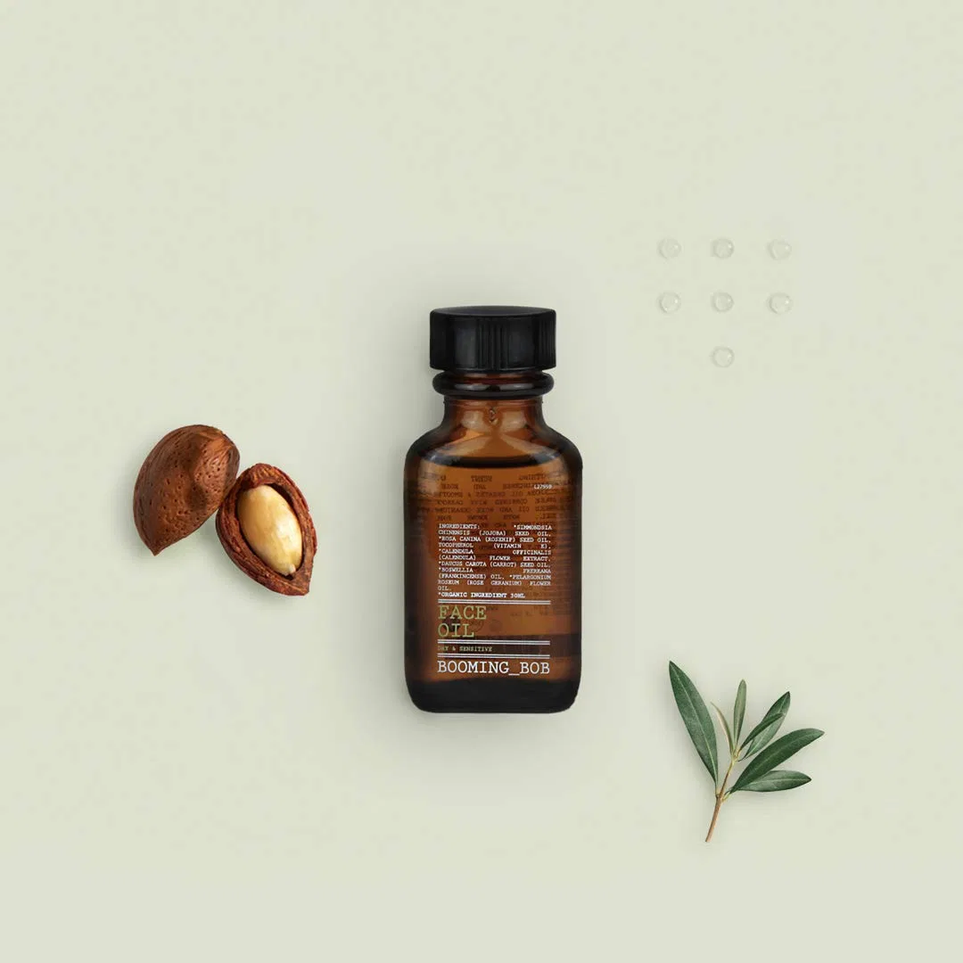 Масло для лица Organic Face Oil для сухой и чувствительной кожи, Booming Bob, 30 мл, Rose — фото 2