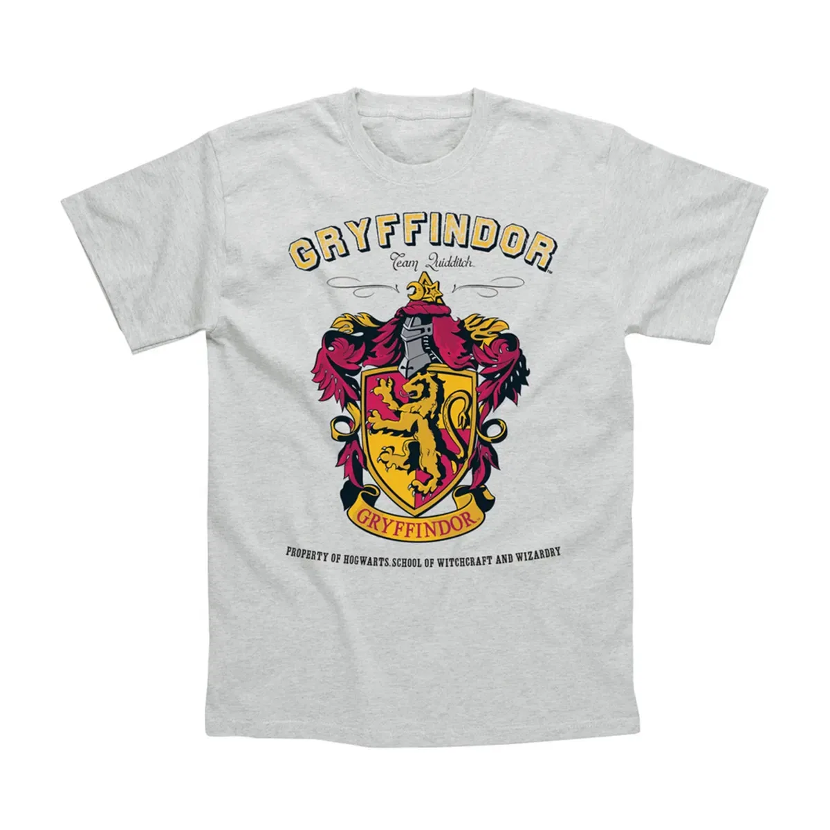 Футболка с принтом Gryffindor Crest Harry Potter, Grey