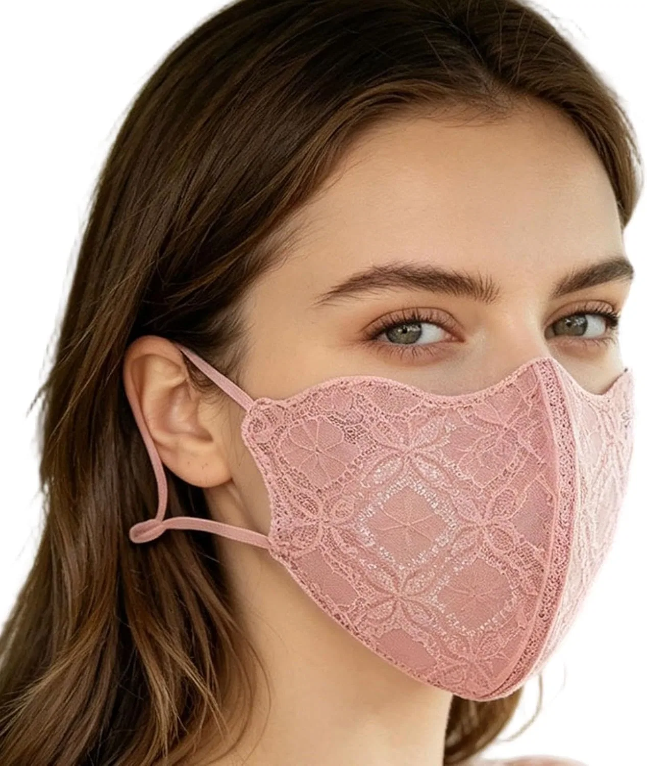 UV-защитная маска для лица из кружева, универсальная, 22 г, 20x14 см Generisch