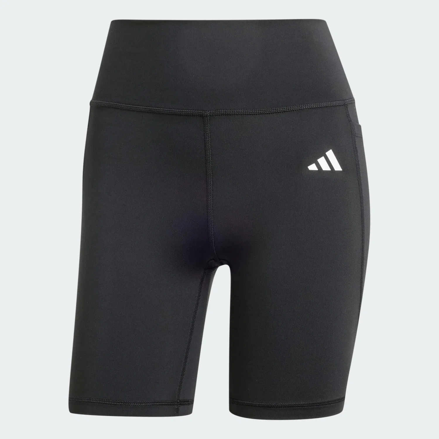 Женские короткие леггинсы с высокой посадкой Optime Essentials Adidas, Schwarz