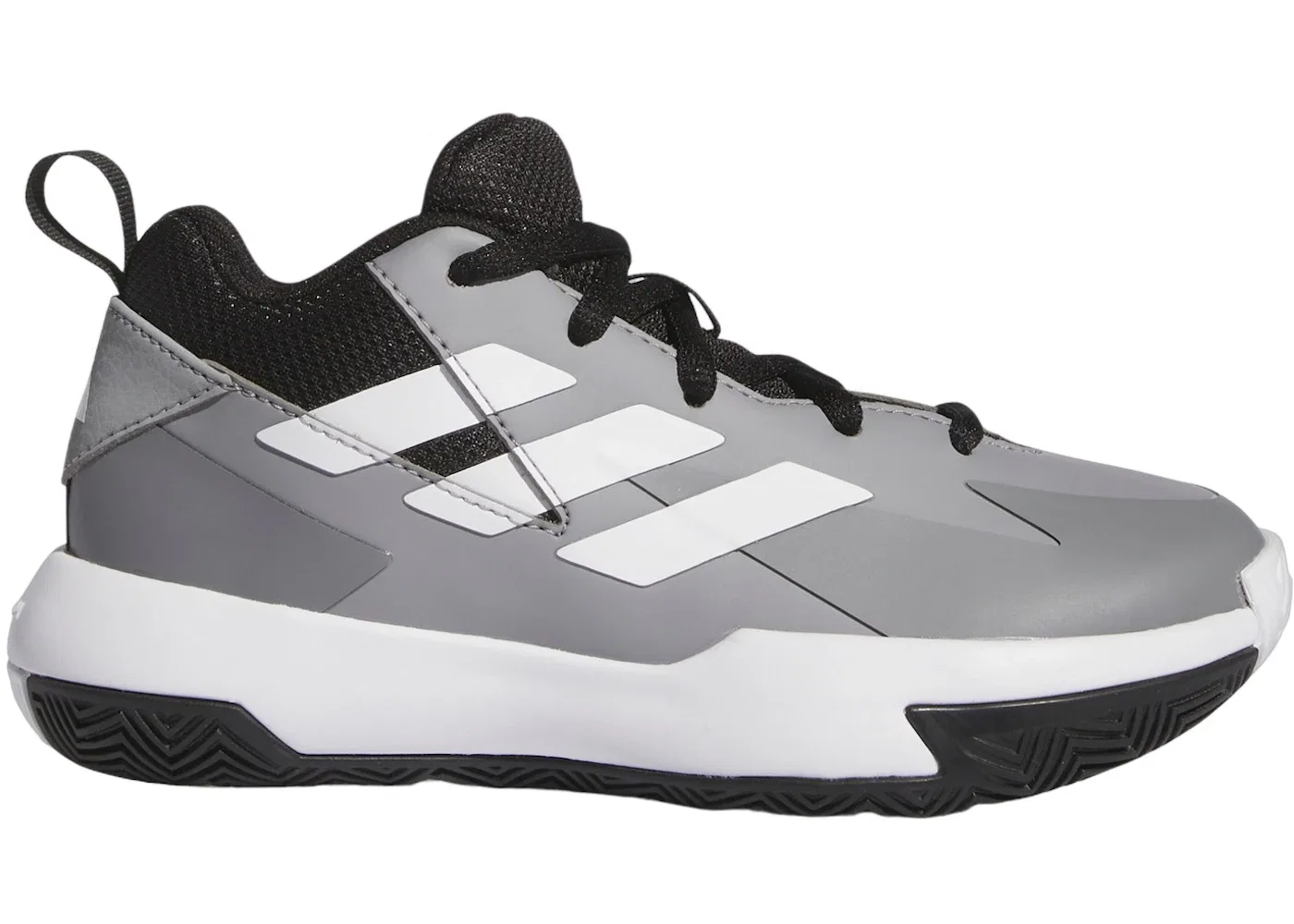 Детские кроссовки для мальчиков с высокой посадкой Adidas Cross Em Up Select Mid, Grey Three Cloud White Core Black