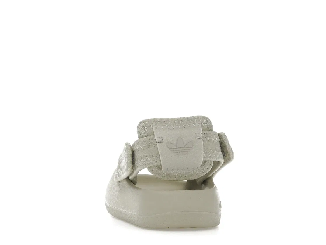 Детские шлепанцы с закрытым носком Adidas adiFOM Adilette Slides, Putty Grey — фото 4