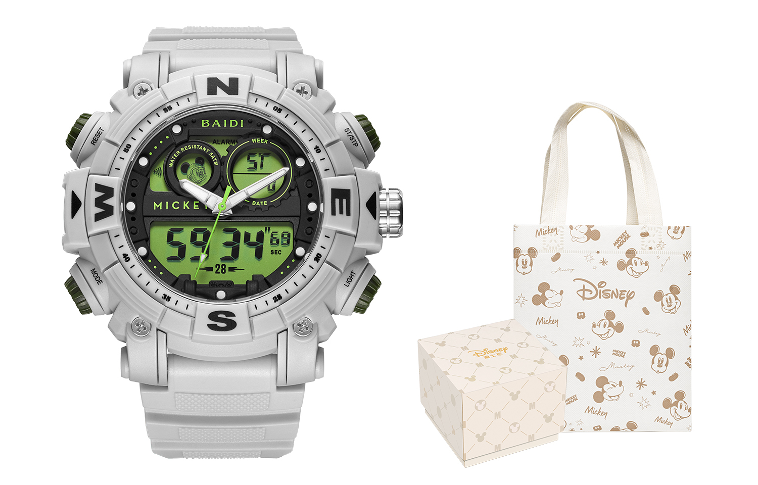 

Disney Часы Electronic Movement Watch Men's Watch Green Dial