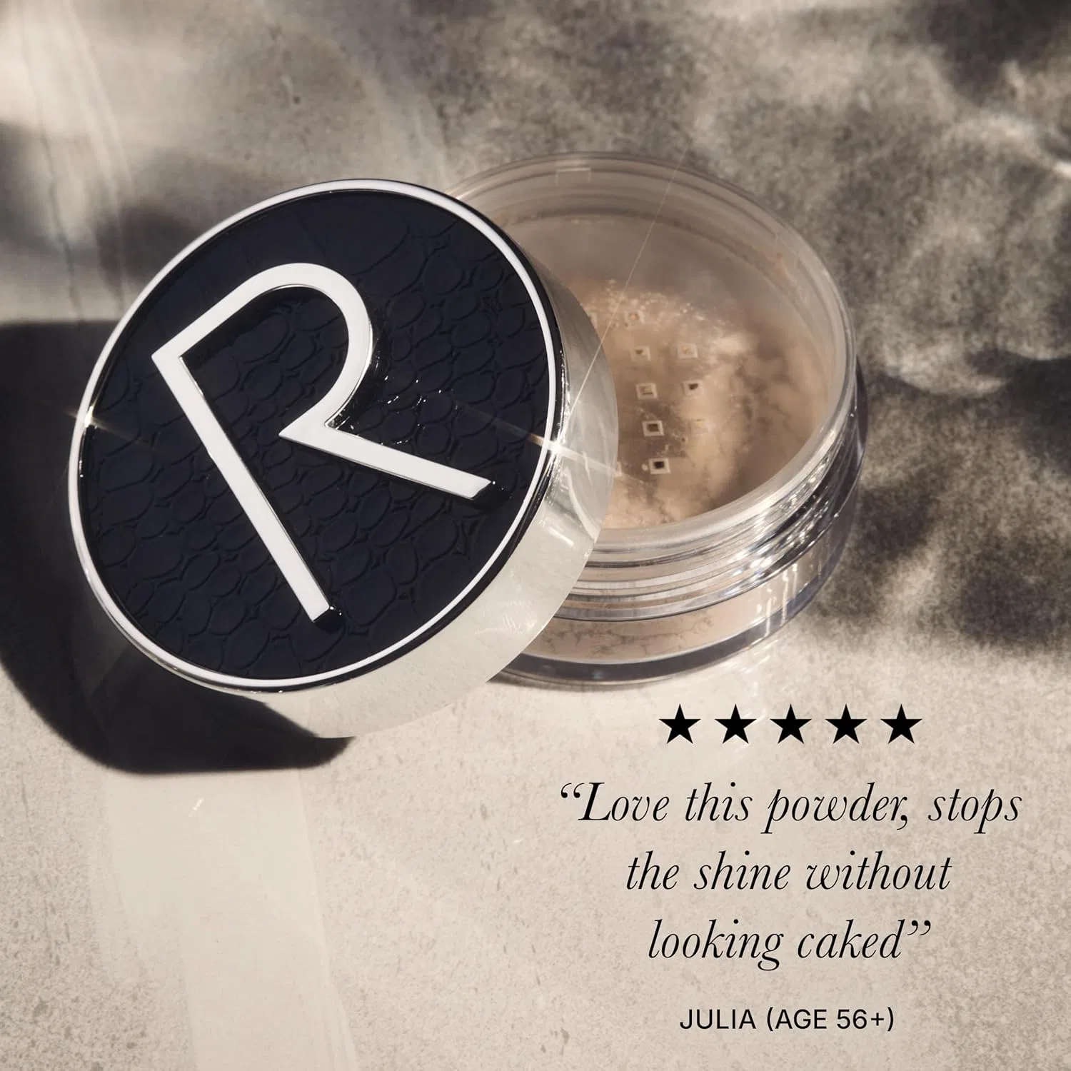 Пудра рассыпчатая Rodial Glass Powder 18 г, бежевый — фото 4
