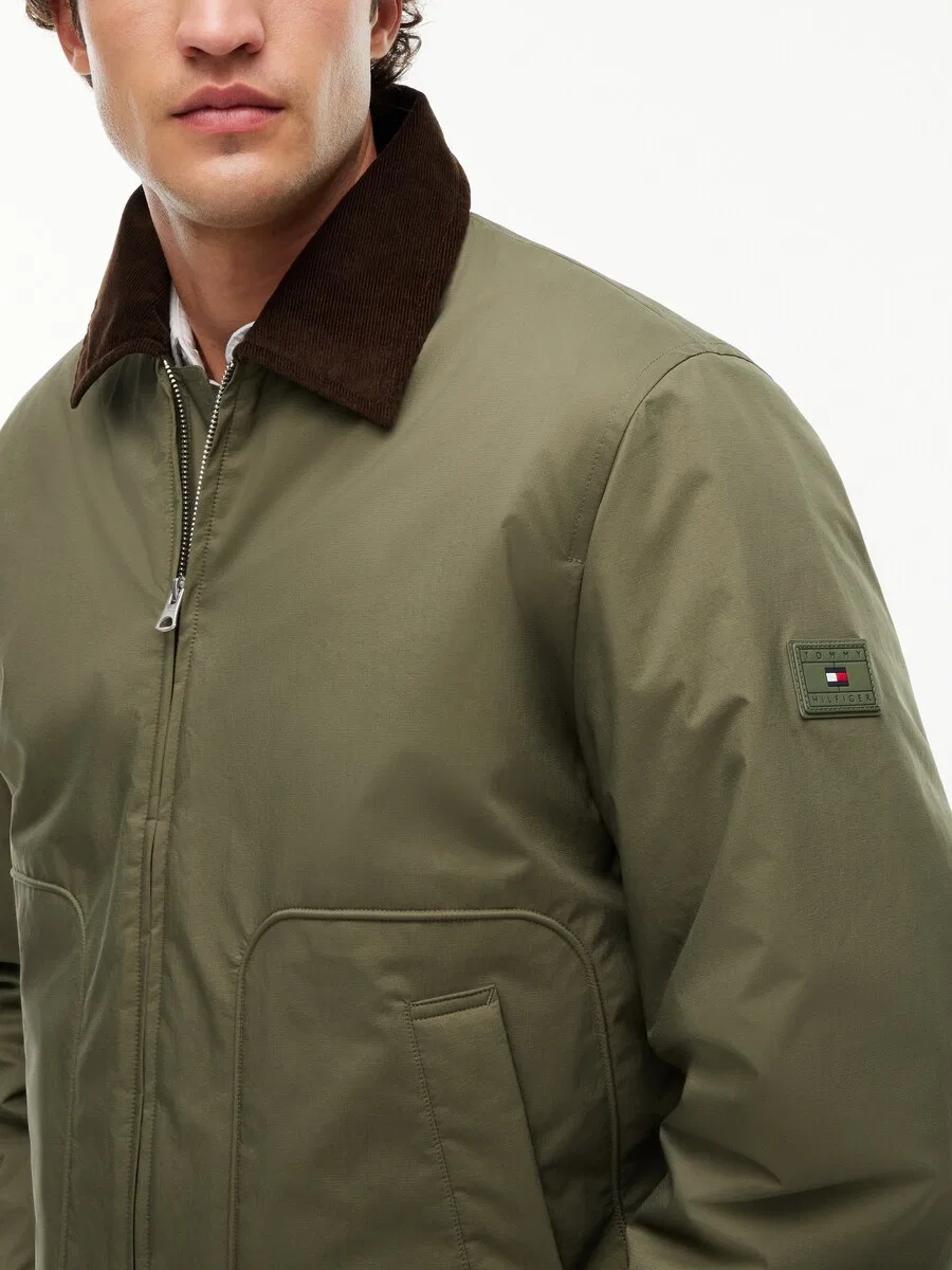 Куртка TOMMY HILFIGER Inter-Season Jacket 'Ivy' зеленого цвета — фото 3