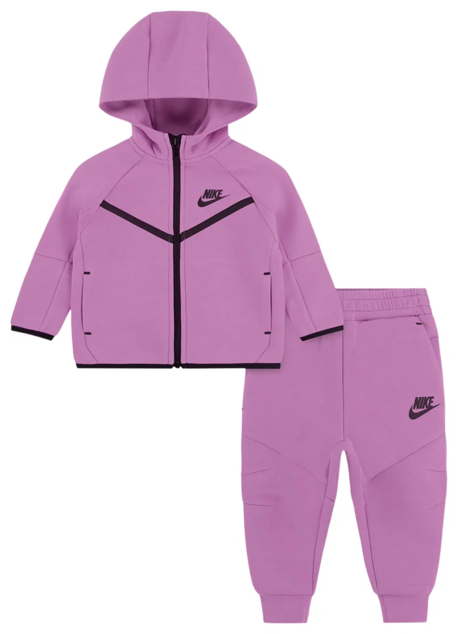 Детский комплект для мальчиков NSW Tech Fleece Full-Zip Nike, розовый/черный
