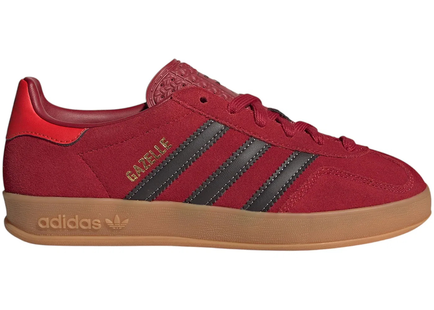 Детские кроссовки Lifestyle Adidas Gazelle Indoor, Team Victory Red / Aurora Coffee / Red