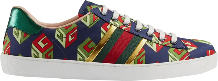 Кроссовки Gucci Ace GG Wallpaper, разноцветный — фото 2